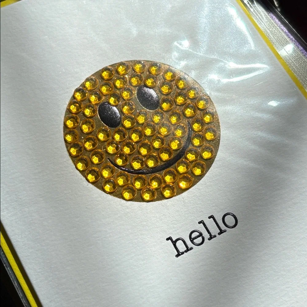 🆕Papyrus ‘Gemmed’ “Hello” Greeting Card